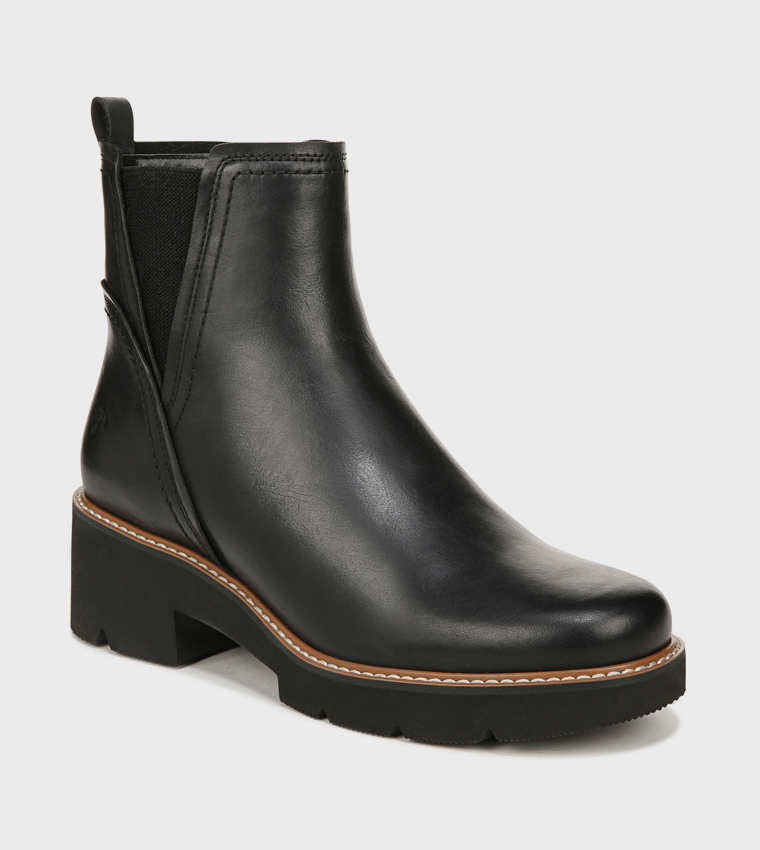 DARRY Round Toe Ankle Boots