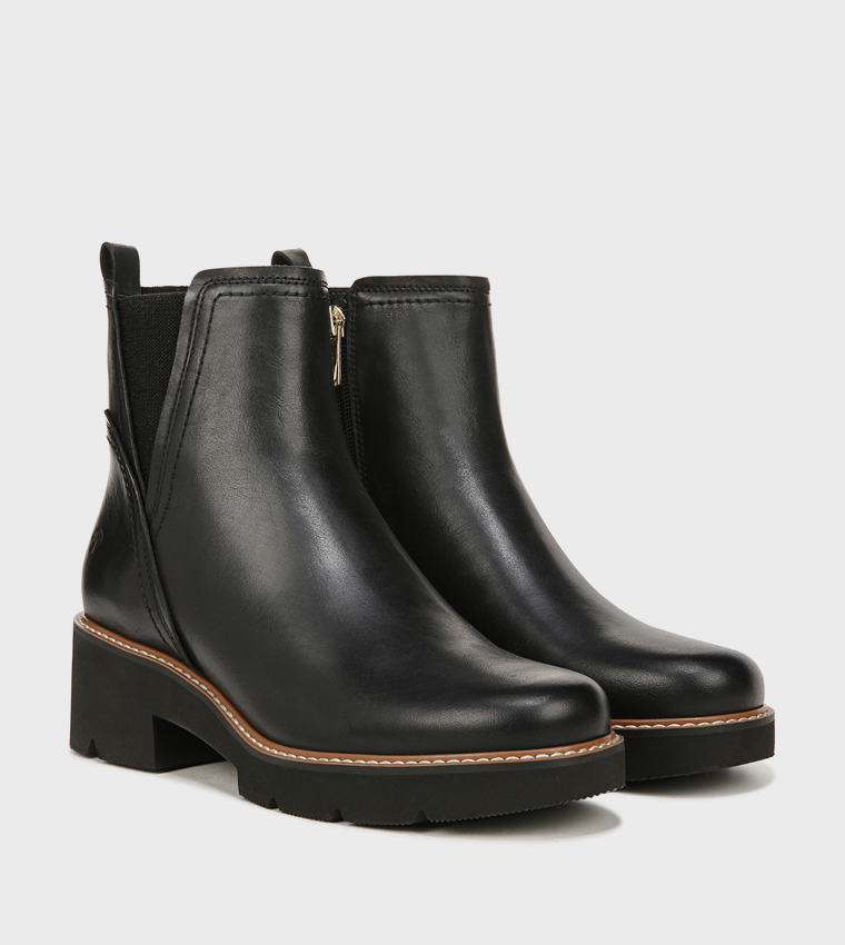 DARRY Round Toe Ankle Boots