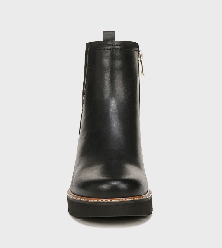 DARRY Round Toe Ankle Boots