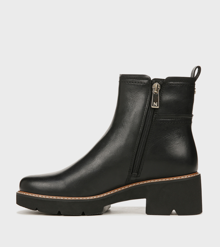 DARRY Round Toe Ankle Boots
