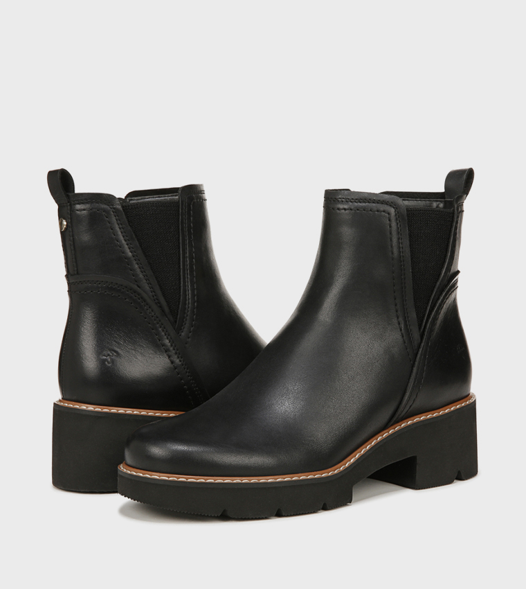 DARRY Round Toe Ankle Boots