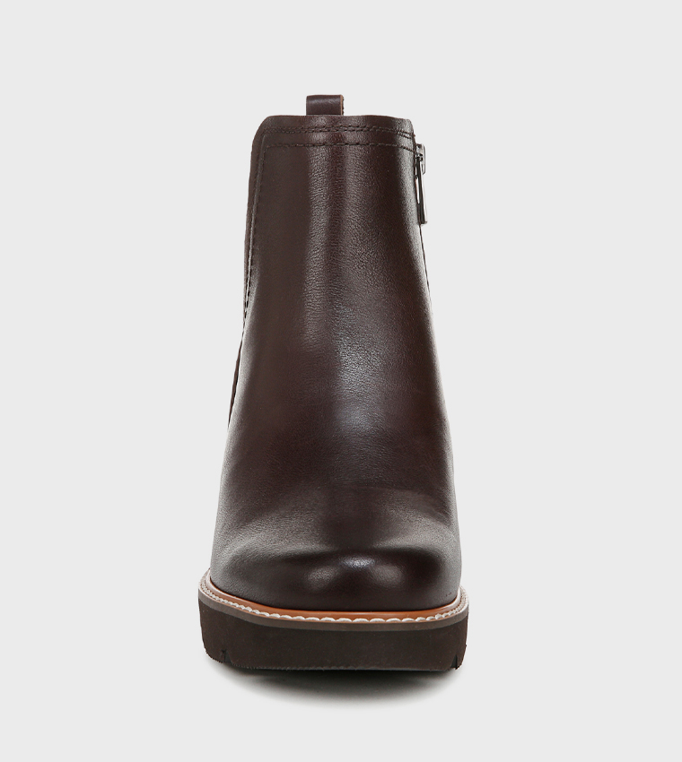 DARRY Round Toe Ankle Boots