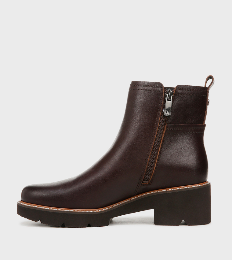DARRY Round Toe Ankle Boots