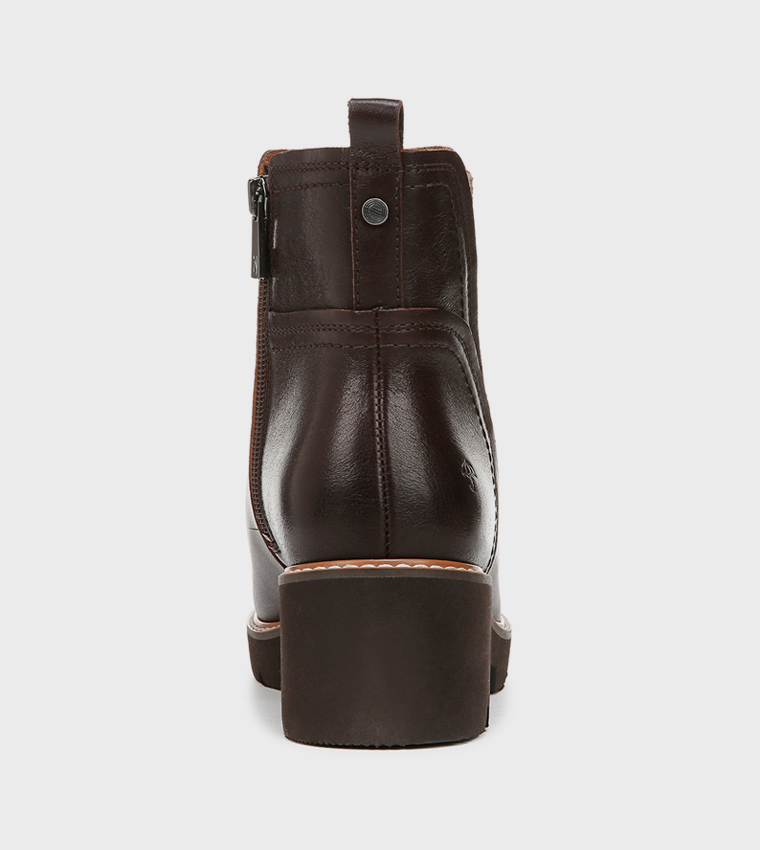 DARRY Round Toe Ankle Boots