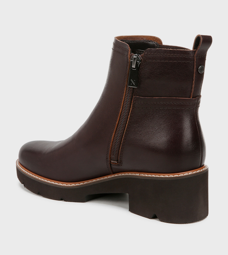 DARRY Round Toe Ankle Boots