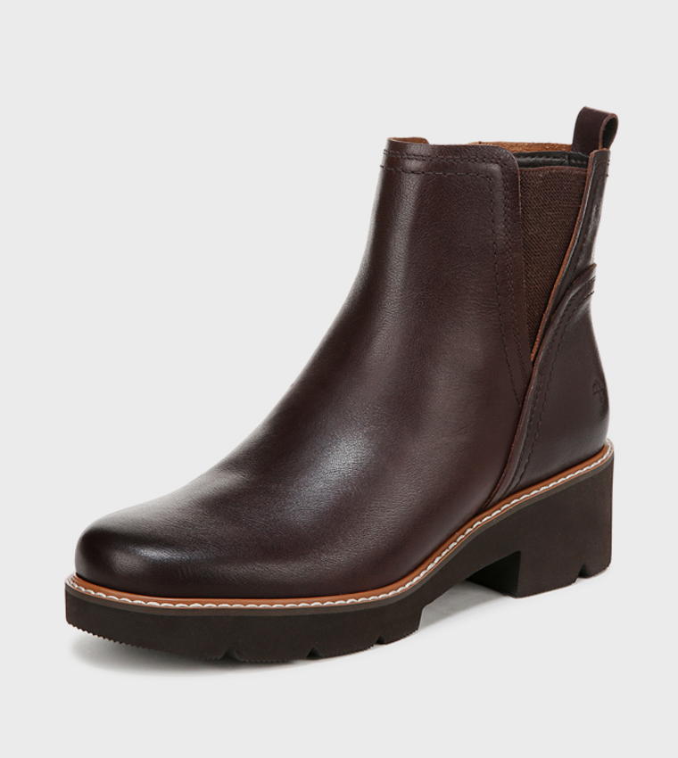 DARRY Round Toe Ankle Boots