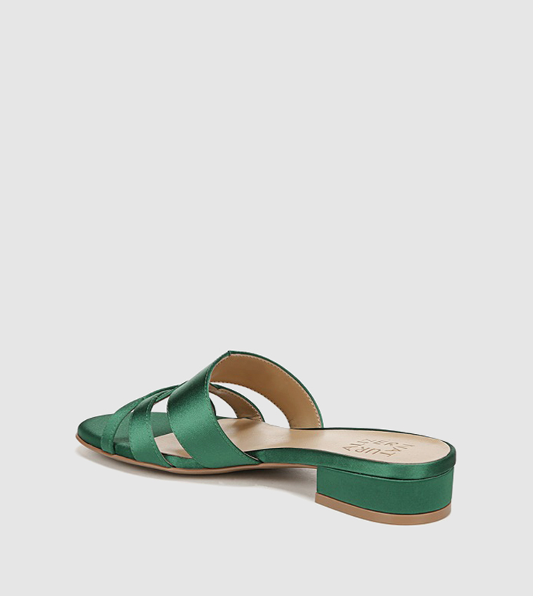 MEENA Open Toe Flat Sandals