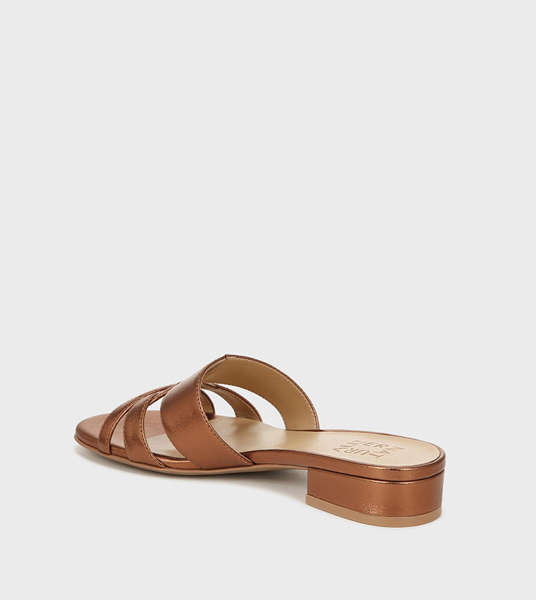 MEENA Open toe Low Heel Sandals