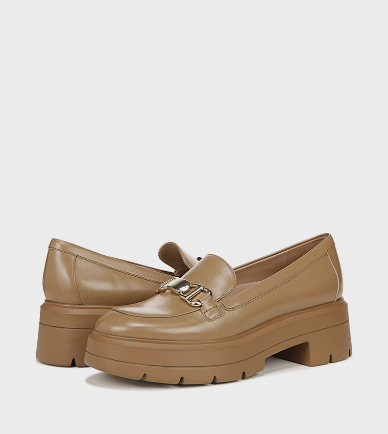 NI Metal Accent Chunky Loafers