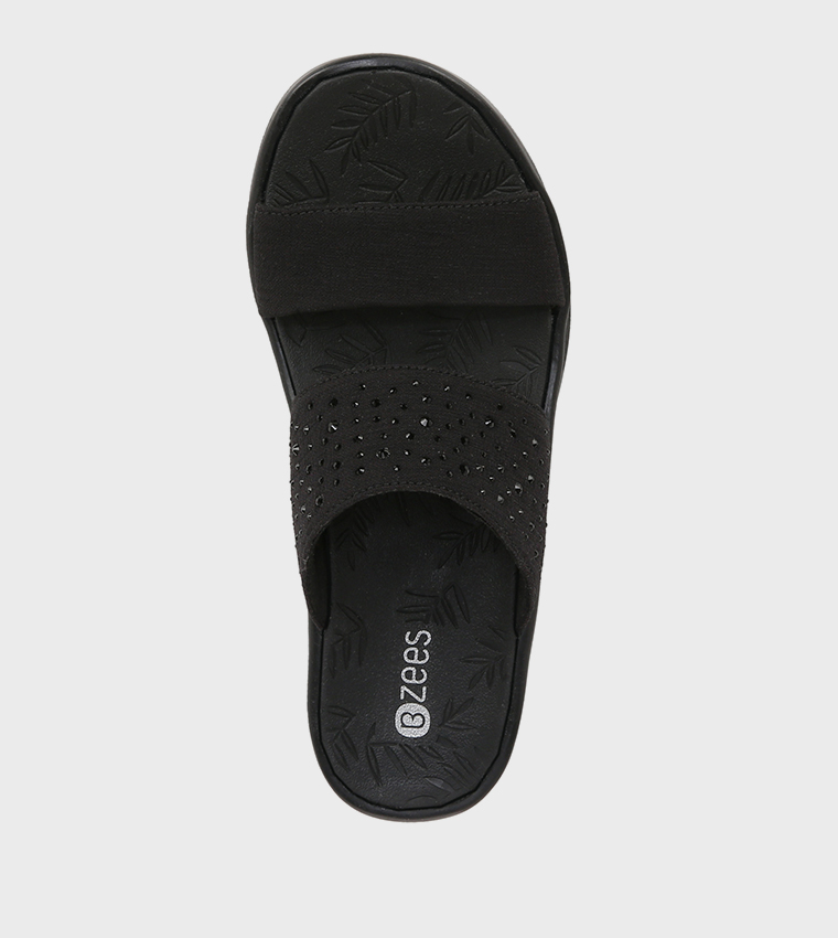 SIENNAA Embellished Wedge Sandals