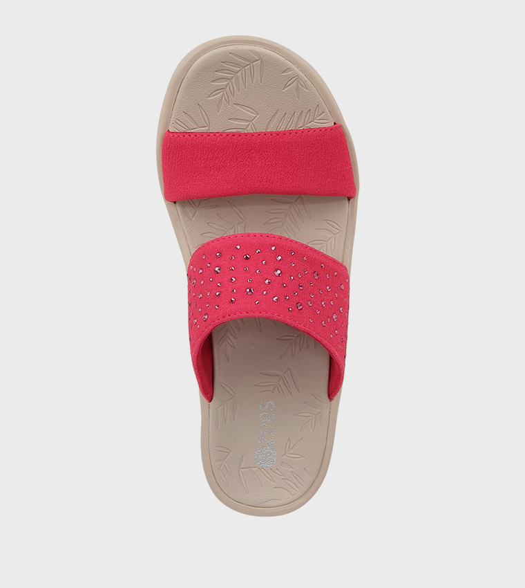 SIENNAA Embellished Wedge Sandals