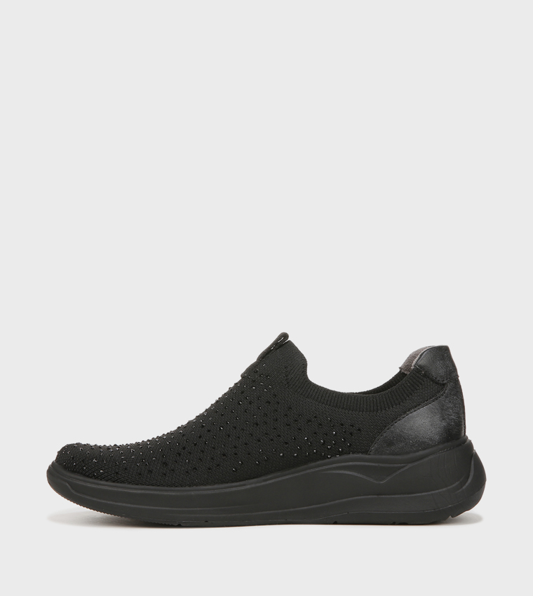 NATWILIGHT Embellished Slip-On Shoes
