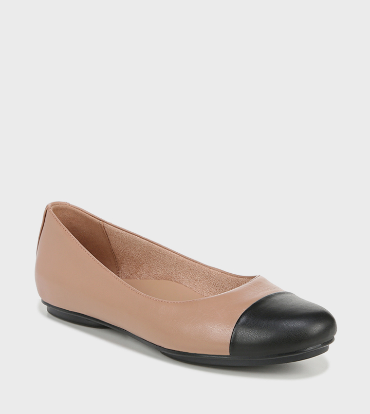NAMAXWELL Cap Toe Ballerinas