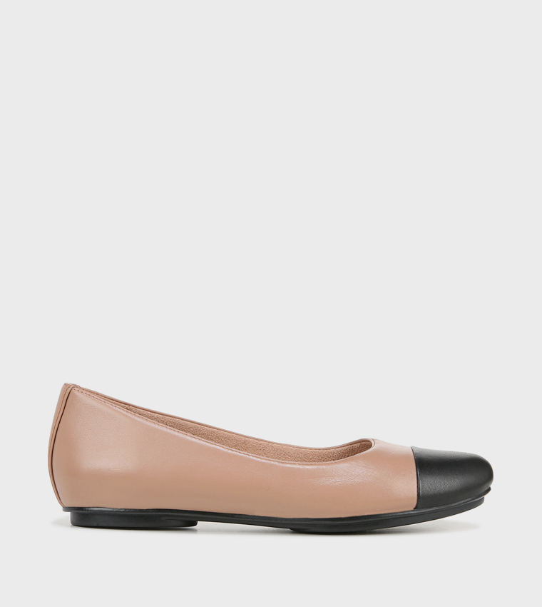NAMAXWELL Cap Toe Ballerinas