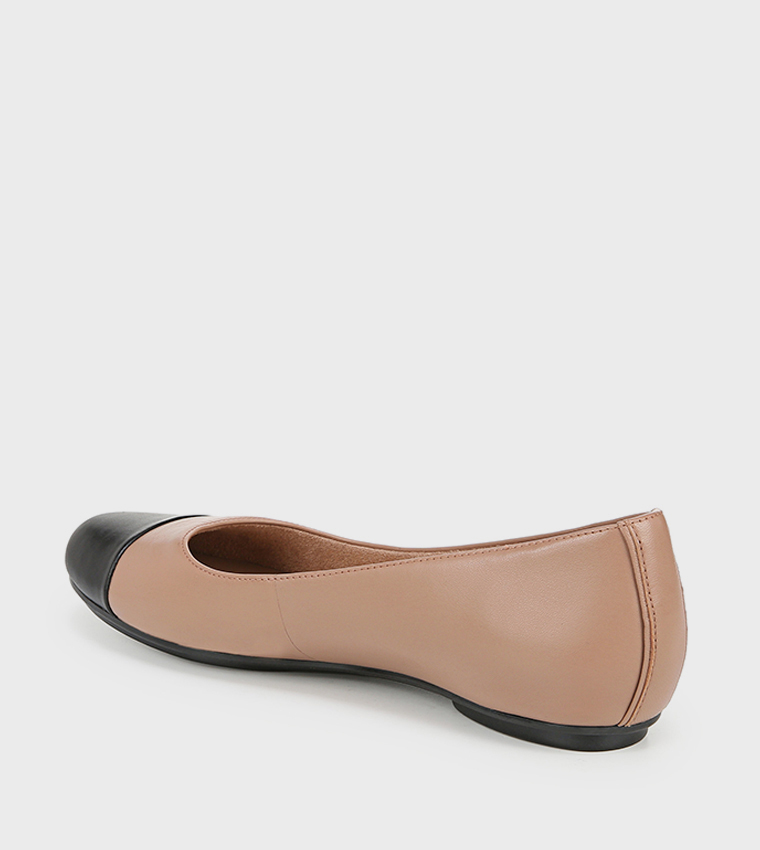 NAMAXWELL Cap Toe Ballerinas