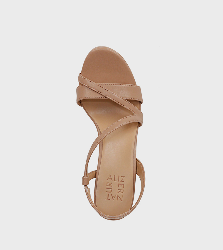 ABBY Criss-Cross Heel Sandals