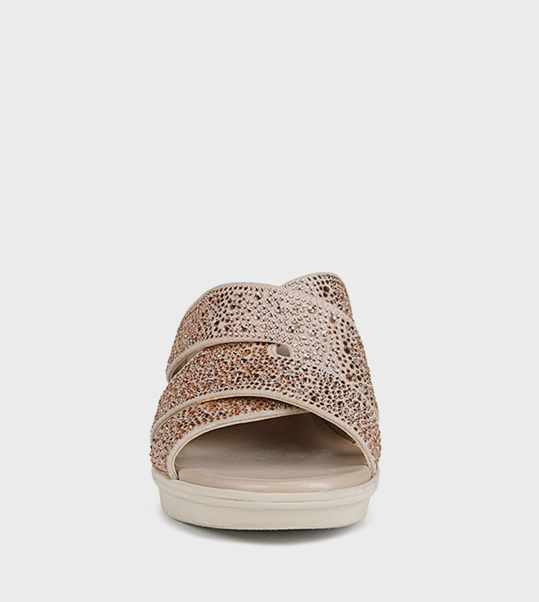 ROWENA Embellished Wedge Sandals