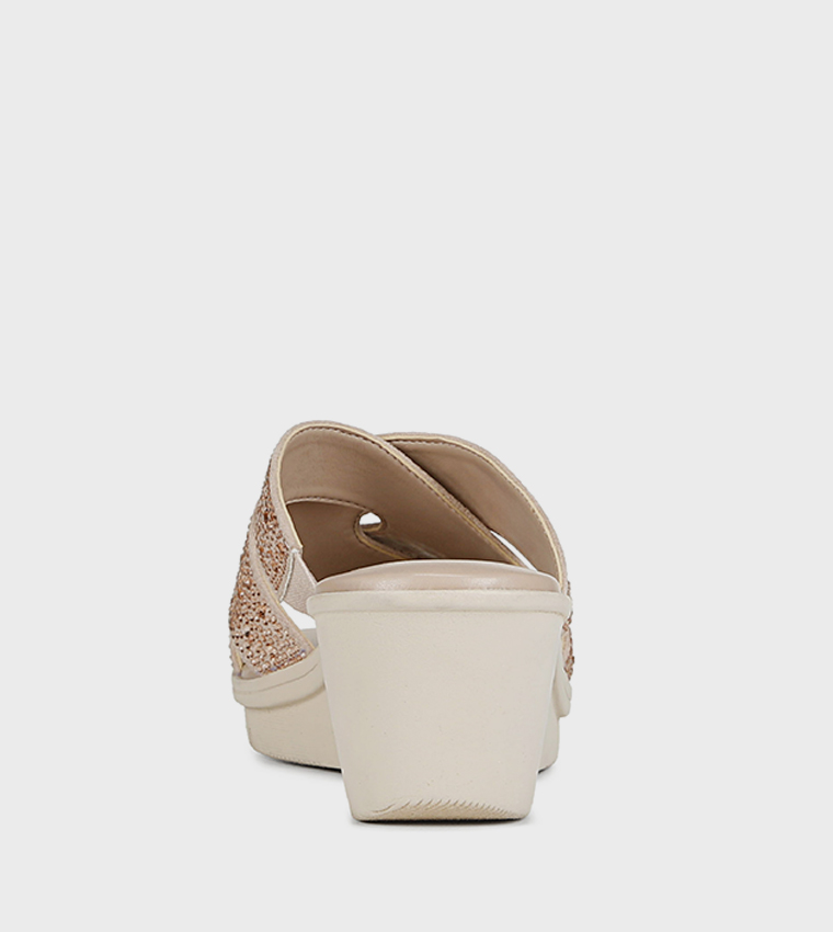 ROWENA Embellished Wedge Sandals