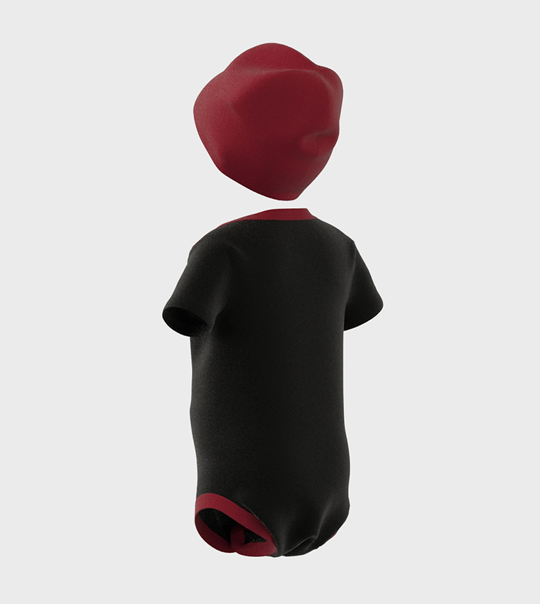 Essentials Logo Print Bodysuit and Beanie Gift Set