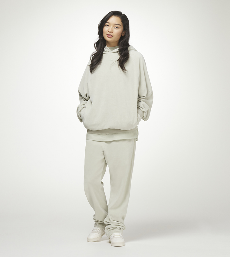 Velour Basketball Hoodie