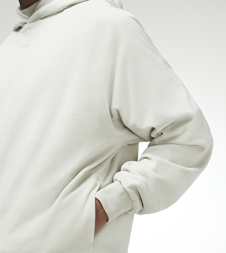 Velour Basketball Hoodie