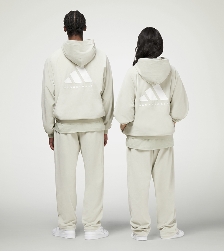 Velour Basketball Hoodie