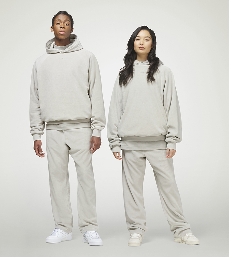 Velour Basketball Hoodie