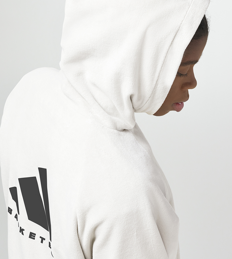 Velour Basketball Hoodie