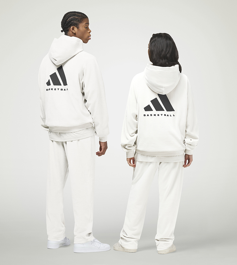 Velour Basketball Hoodie