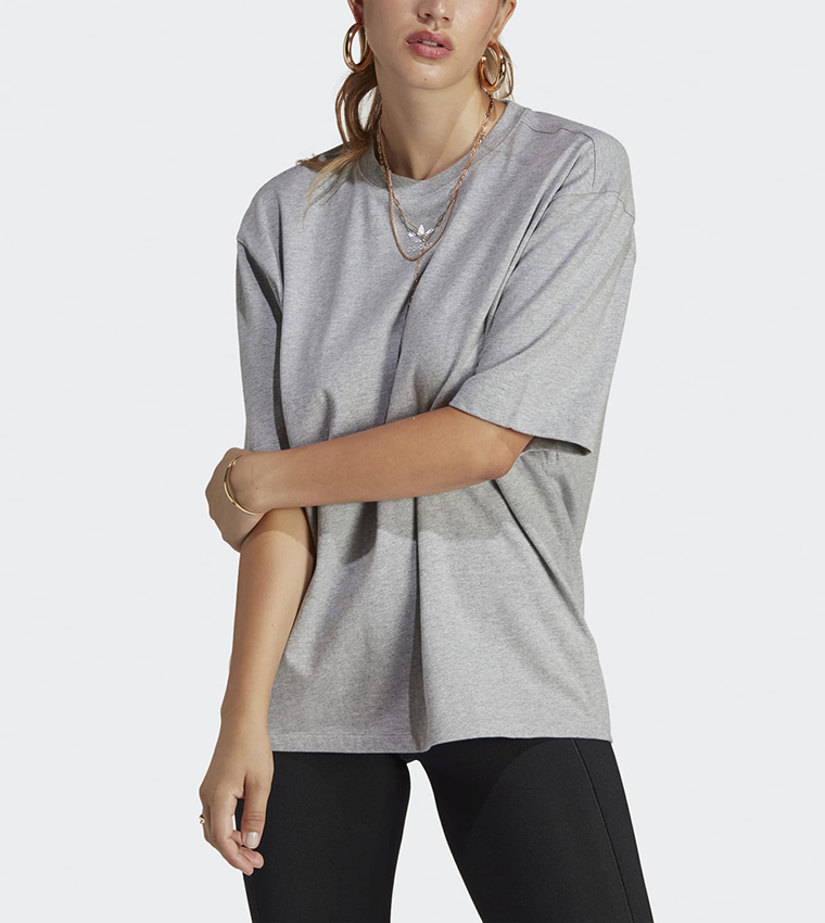Solid Crew Neck Active T-Shirt
