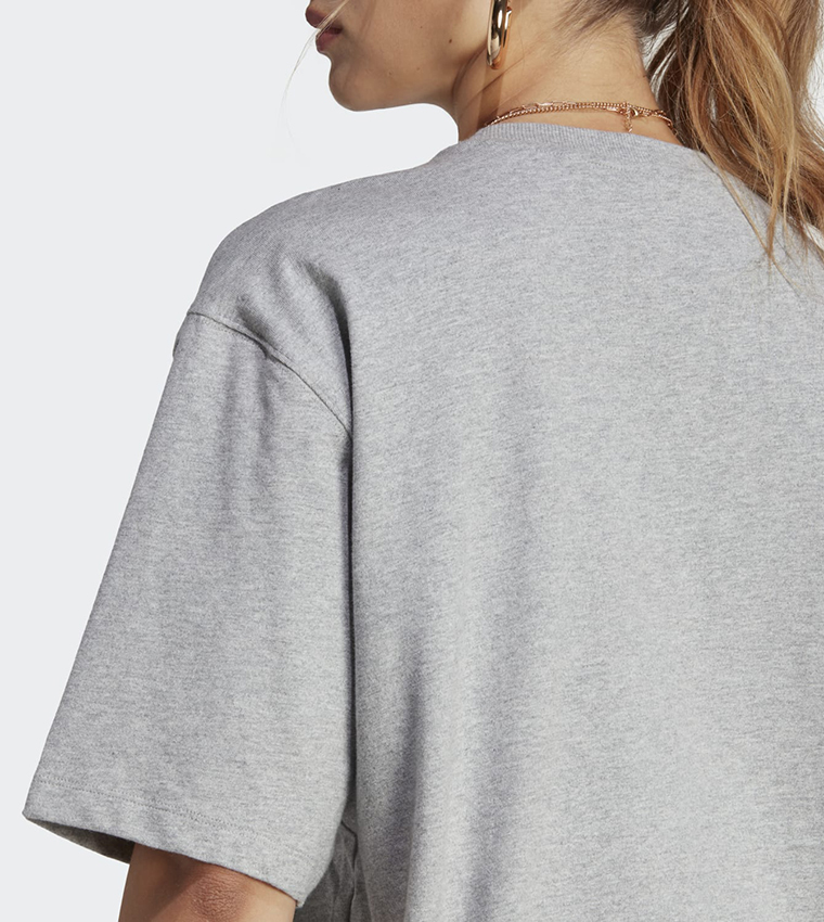 Solid Crew Neck Active T-Shirt