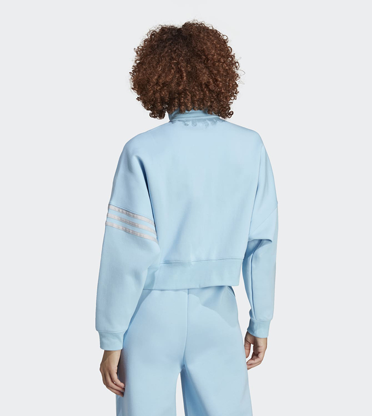 Solid Zip-Through Track Jacket