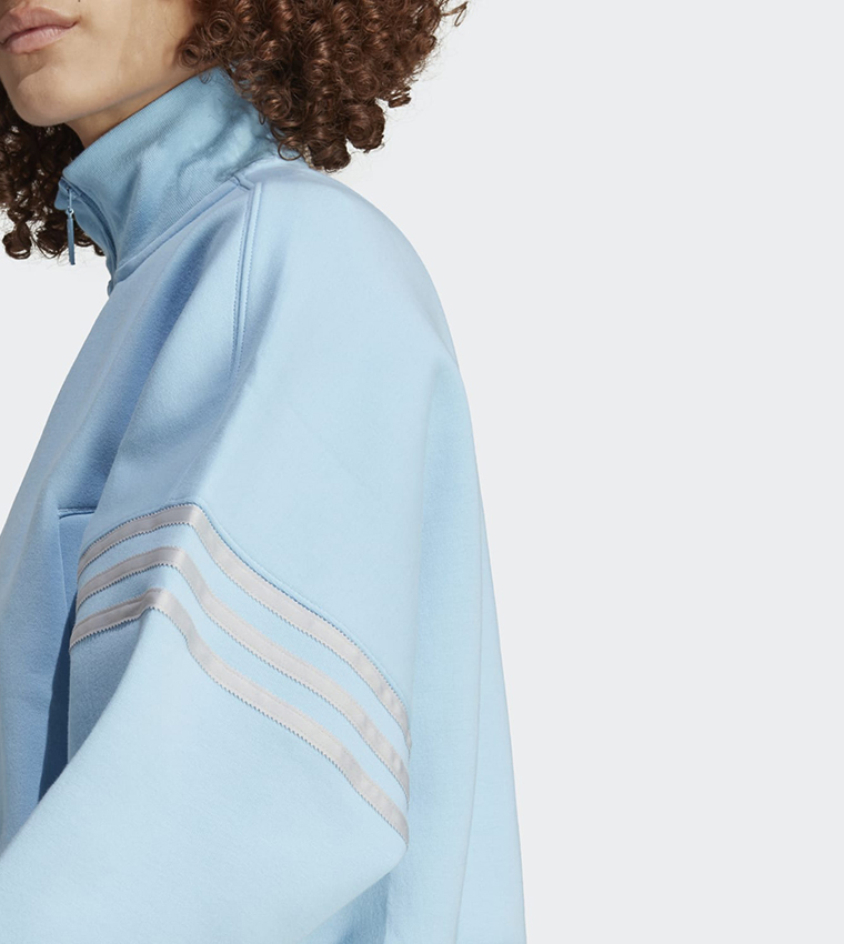 Solid Zip-Through Track Jacket