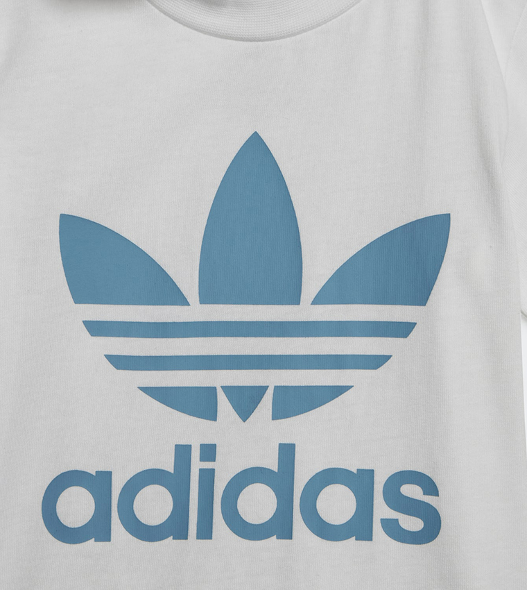 Buy Adidas Trefoil Logo Printed Clothing Set In Blue 6thStreet Qatar