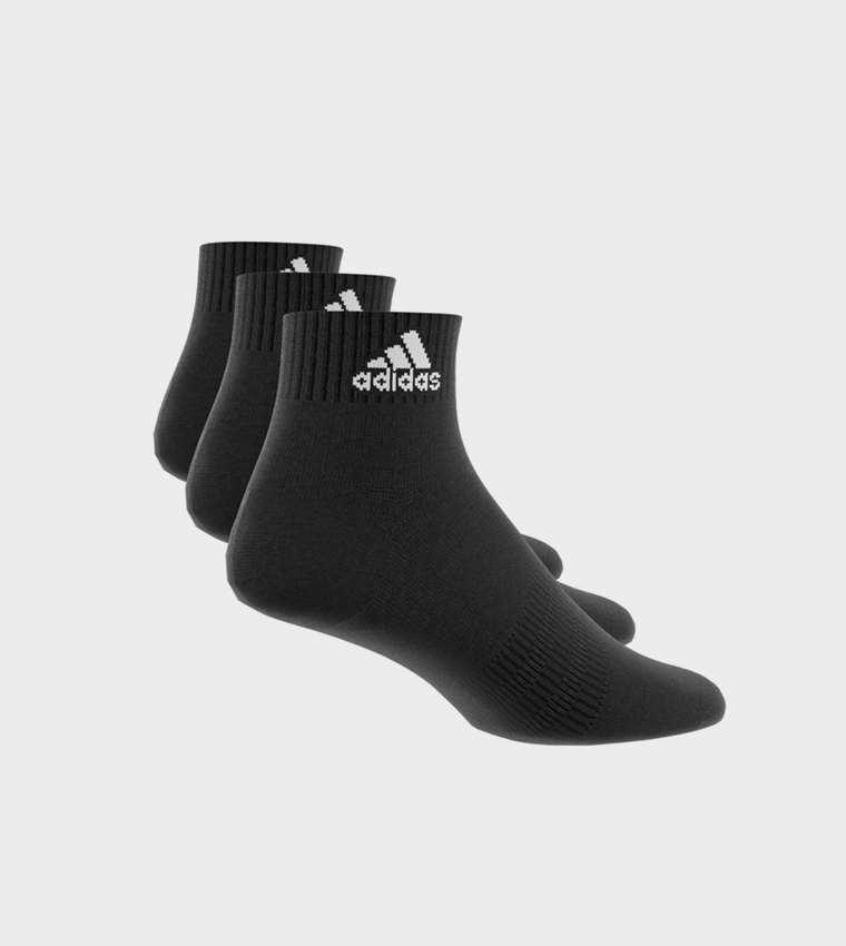 Pack of 3 Logo Printed Ankle Socks