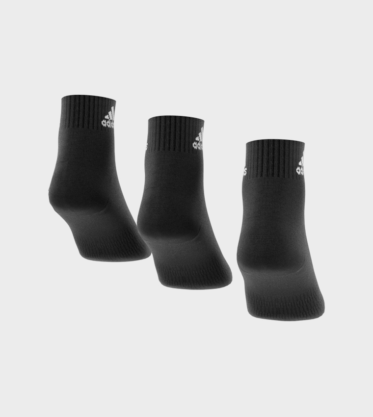 Pack of 3 Logo Printed Ankle Socks
