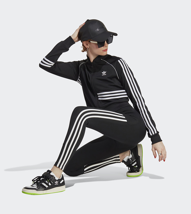 Buy Adidas Logo Printed High Waist Leggings In Black