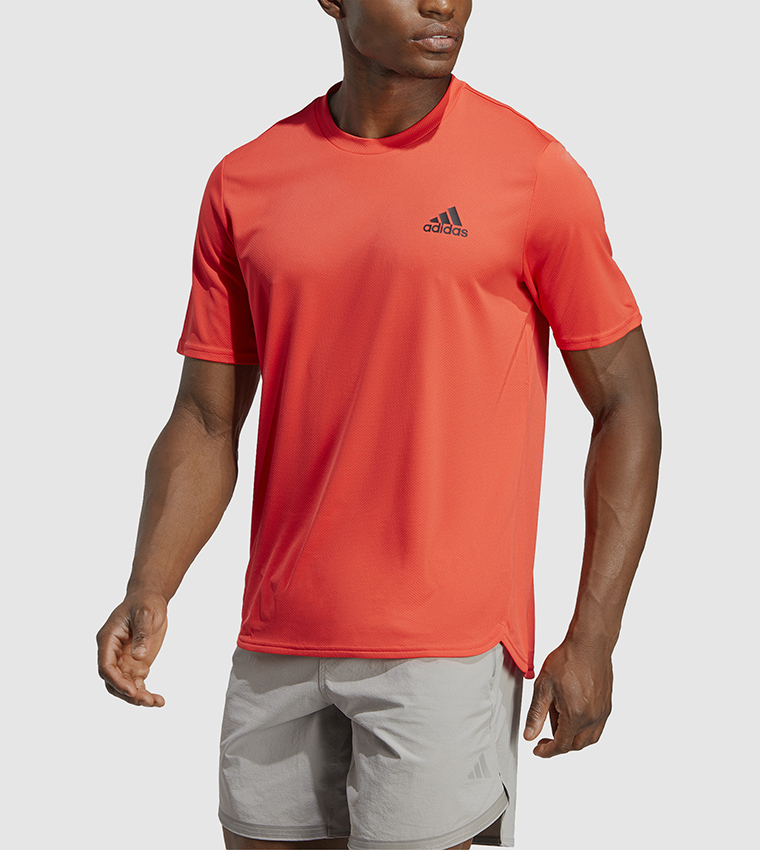 T shirt store orange adidas