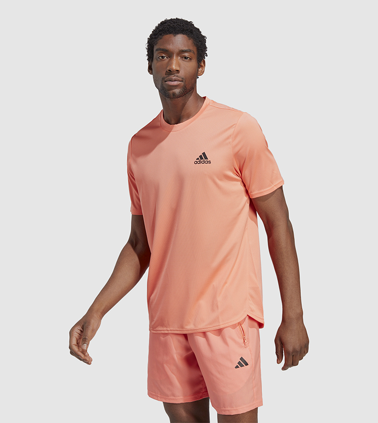 Peach hotsell adidas shirt