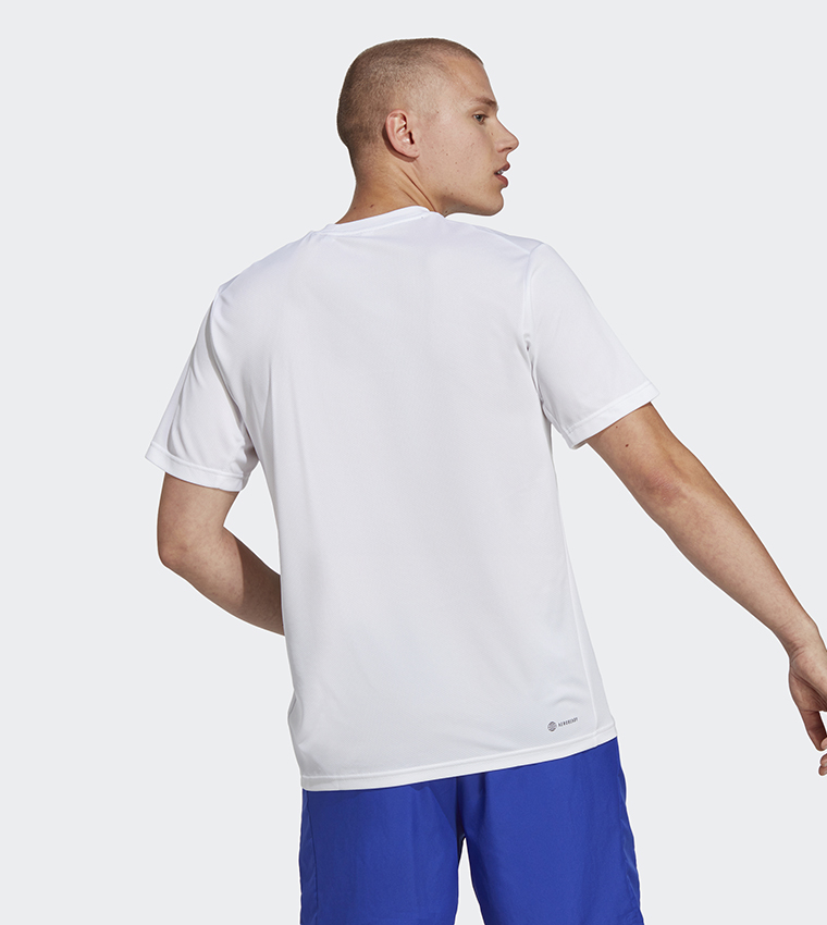 BASE Logo Printed Crew Neck Active T-Shirt