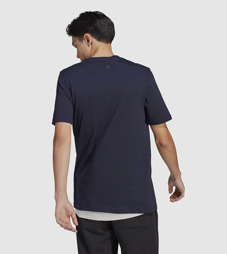 Logo Detail Crew Neck Athleisure T-Shirt