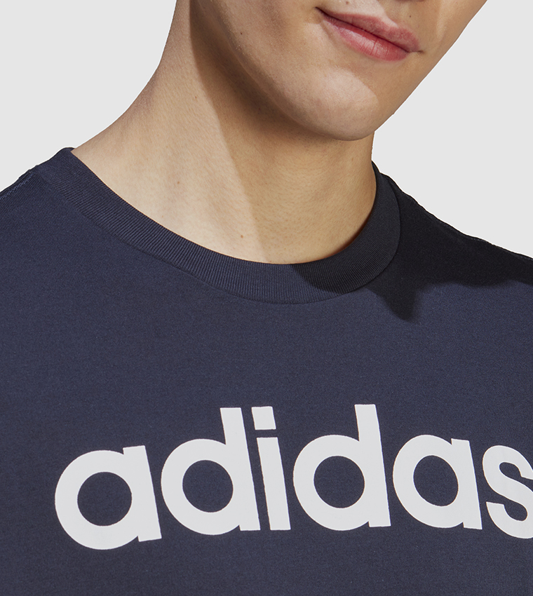 Logo Detail Crew Neck Athleisure T-Shirt