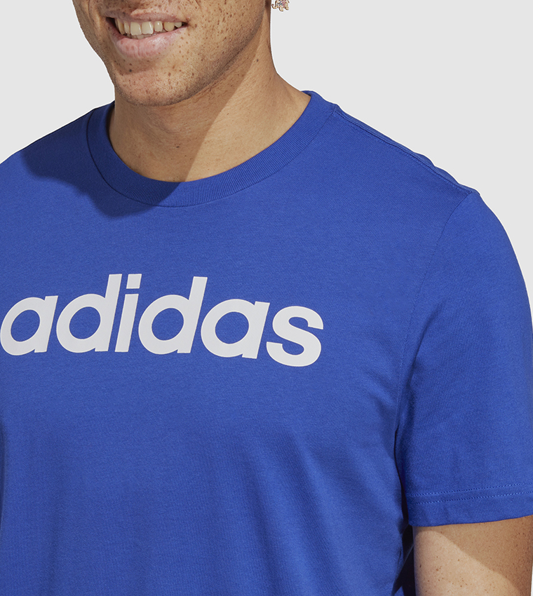 Logo Detail Crew Neck Athleisure T-Shirt