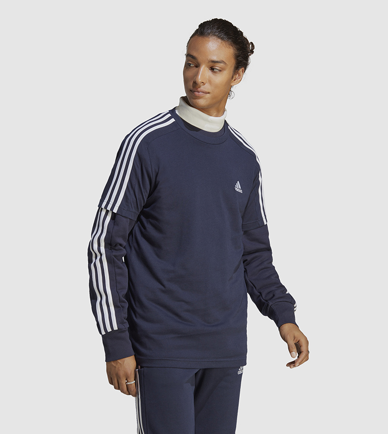 Logo Detail Crew Neck Athleisure T-Shirt