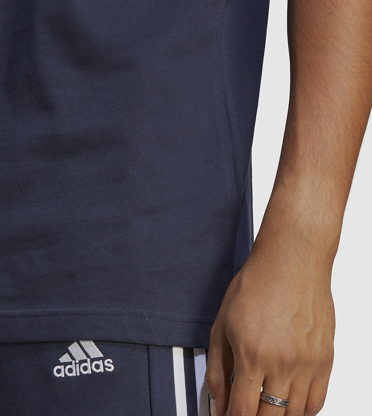 Logo Detail Crew Neck Athleisure T-Shirt