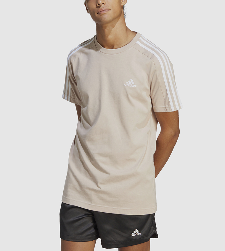 Logo Detail Crew Neck Athleisure T-Shirt