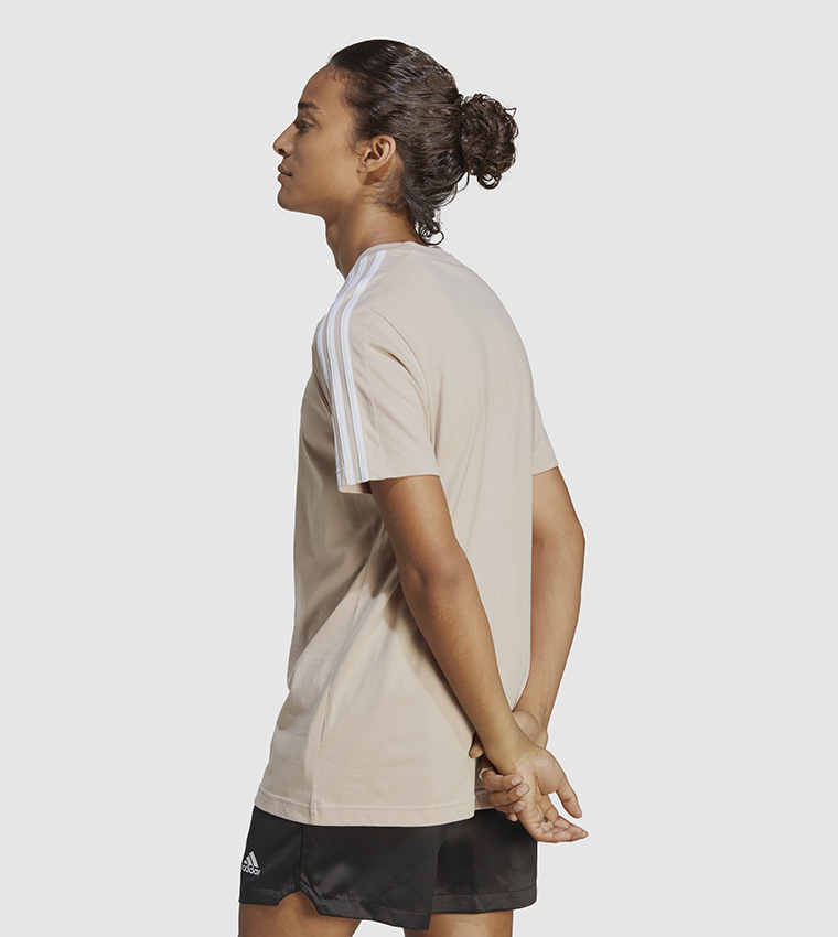 Logo Detail Crew Neck Athleisure T-Shirt