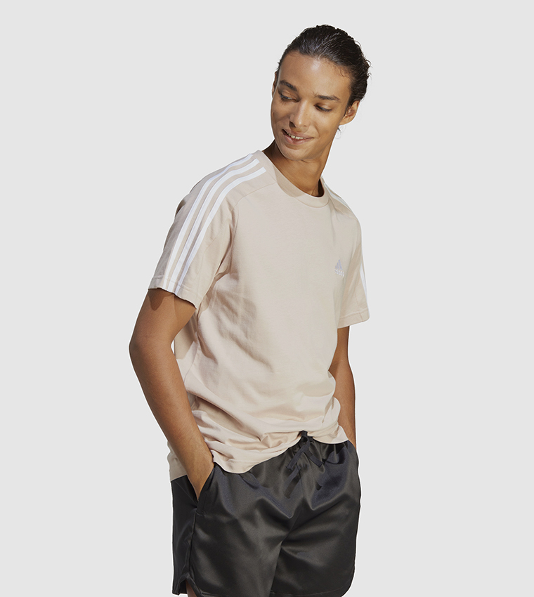 Logo Detail Crew Neck Athleisure T-Shirt