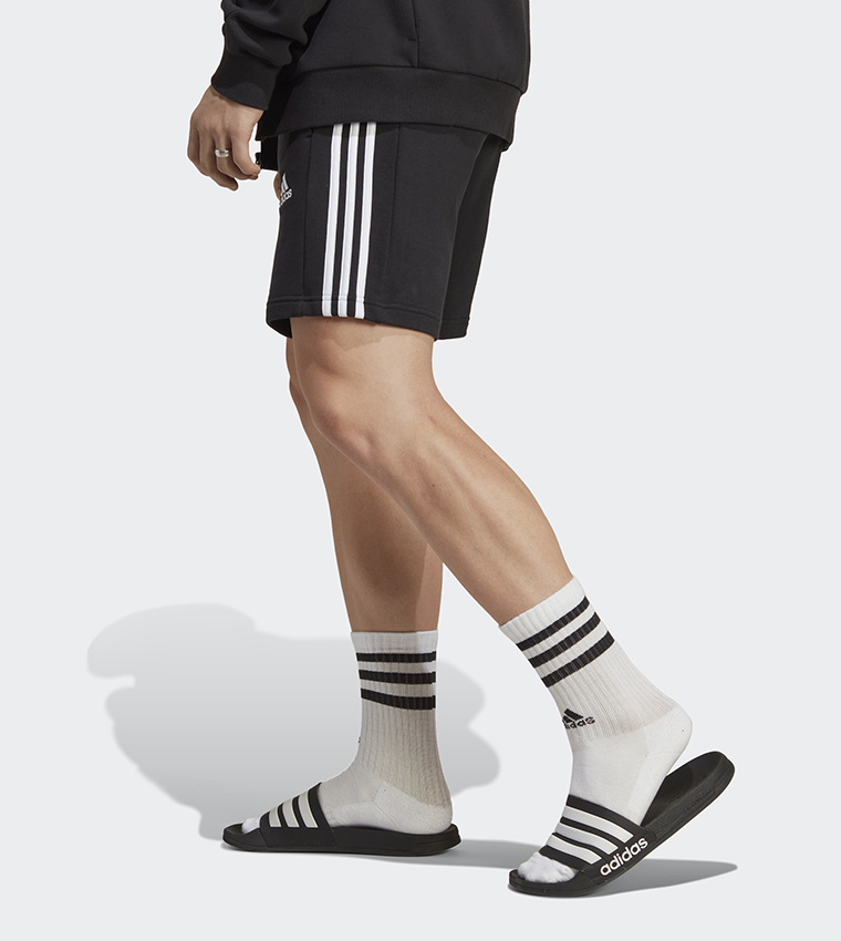 Logo Printed Drawstring Waist Shorts