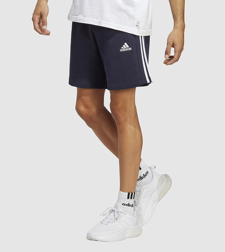 Stripe Detail Elastic Waist Shorts